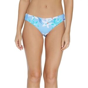 Raisin Women's Blue Bottom Floral Swimsuit Fiesta NEW